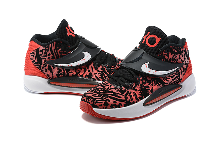 Nike KD 14 Black Red White Shoes